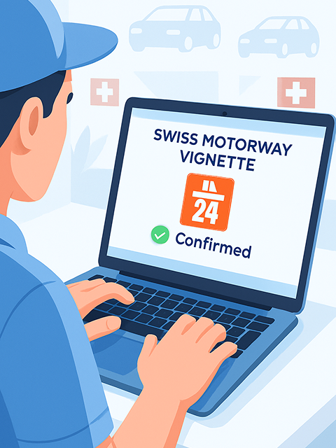 Step-by-step vignette purchase process